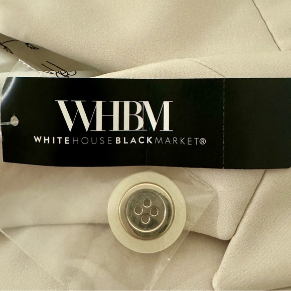 WHBM Office Siren Cream Blazer Suit Jacket NWT - Picture 9 of 9